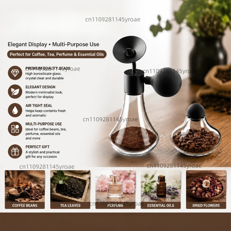 Frasco de Amostra de Vidro par - Coffee Tea & Espresso Appliances avaliação e preço