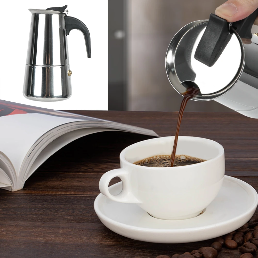 Cafeteira moka de aço inoxidáv - Moka Pot Stove avaliação e preço
