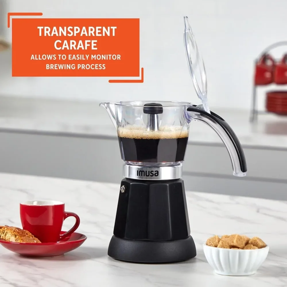 % uma cafeteira elétrica Imusa - Moka Pot Stove avaliação e preço