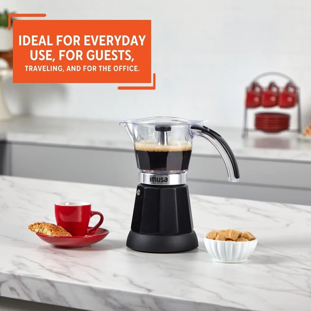 % uma cafeteira elétrica Imusa - Moka Pot Stove avaliação e preço